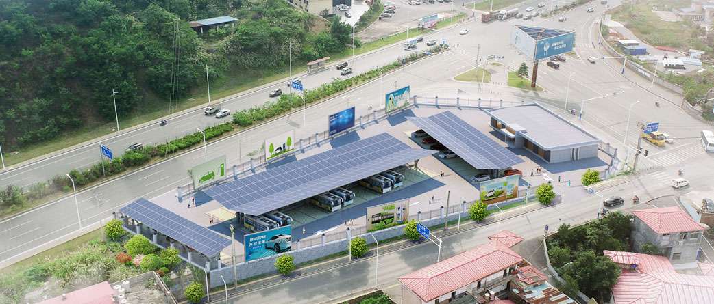 城市內(nèi)公交充電站